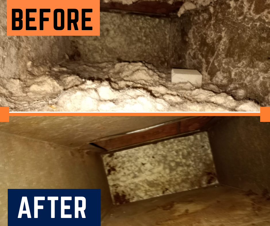 Air Duct Cleaning Service Results